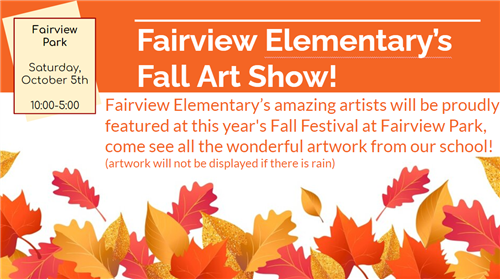 Fairview Elementary Fall Art Show